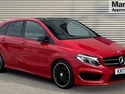 Red Used 2017 Mercedes B200 AMG Line Premium Plus MPV | £10,995 (Fair price)