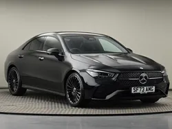 Cosmos black metallic finish Used 2023 Mercedes CLA180 AMG line Sedan | £31,500 (Fair price)