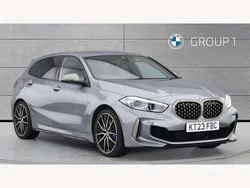 Skyscraper grey metallic Used 2023 BMW M135 Comfort Edition Hatchback | £30,850 (Fair price)