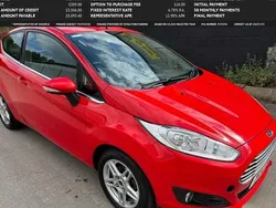 Red Used 2014 Ford Fiesta Zetec Hatchback | £3,895 (Good price)