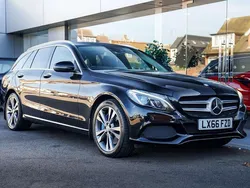 Black Used 2016 Mercedes C350e Premium Estate | £16,995