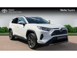 White Used 2023 Toyota RAV4 Hybrid Design SUV | £28,798 (Fair price)