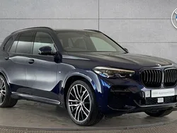 Blue Used 2022 BMW X5 M Sport SUV | £50,990 (Fair price)