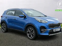 Blue Used 2021 Kia Sportage GT-Line SUV | £16,999 (Good price)