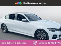 White Used 2021 BMW 330e M Sport Sedan | £21,347 (Fair price)