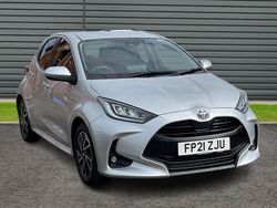 Silver Used 2021 Toyota Yaris Design Hatchback | £15,998 (Fair price)