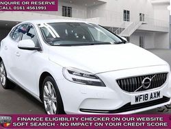 White Used 2018 Volvo V40 Inscription Estate | £12,440 (Fair price)