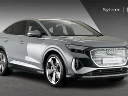 Grey Used 2021 Audi Q4 Sportback e-tron S-Line SUV | £36,750
