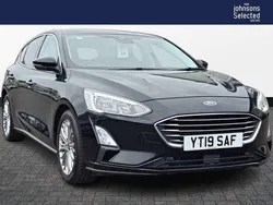 Black Used 2019 Ford Focus Titanium X Hatchback | £9,333 (Fair price)