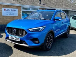 Blue Used 2022 MG ZS Exclusive Sedan | £14,299 (Fair price)