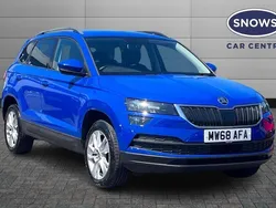 Blue Used 2018 Skoda Karoq SE Technology SUV | £13,199 (Fair price)