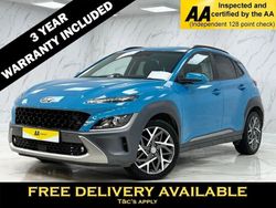 Blue Used 2021 Hyundai Kona Premium SUV | £17,045 (Fair price)
