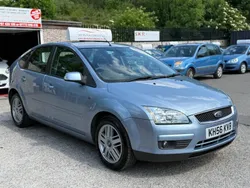 Blue Used 2007 Ford Focus Ghia Hatchback | £2,995 (Fair price)