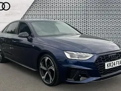 Blue Used 2024 Audi A4 Black Edition Sedan | £29,783 (A bit pricey)
