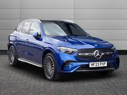 Blue Used 2023 Mercedes GLC300e AMG Line Premium Plus SUV | £45,490 (Expensive)