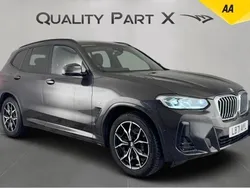 Grey Used 2021 BMW X3 M Sport SUV | £23,500 (Fair price)
