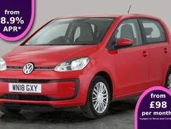 Red Used 2018 VW up! move up! Hatchback | £7,083 (Fair price)