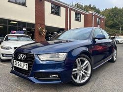 Blue Used 2014 Audi A4 S-Line Sedan | £6,988 (Good price)