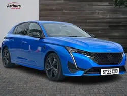 Blue Used 2022 Peugeot 308 Premium Hatchback | £19,097 (Expensive)