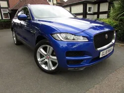 Blue Used 2018 Jaguar F-Pace Portfolio SUV | £13,499 (A bit pricey)