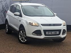 White Used 2016 Ford Kuga Titanium SUV | £13,995 (Fair price)