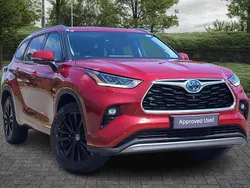 Red Used 2024 Toyota Highlander Premium SUV | £46,485 (Fair price)
