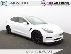 White Used 2019 Tesla Model 3 Performance Sedan | £17,698 (Fair price)