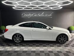 White Used 2015 Mercedes C220 Sport Edition Coupe | £8,890 (Good price)