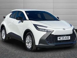 Pure white New 2025 Toyota C-HR SUV | £26,795 (Good price)