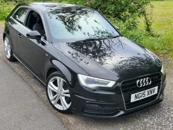Black Used 2015 Audi A3 S-Line Hatchback | £7,495 (Fair price)
