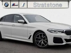 White Used 2022 BMW 520 M Sport | £29,450 (Fair price)
