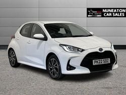 White Used 2022 Toyota Yaris Hybrid Design Hatchback | £15,350 (Good price)