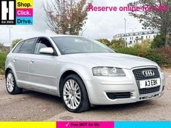 Silver Used 2008 Audi A3 Sportback Hatchback | £3,799