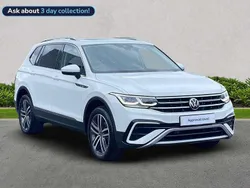 White Used 2022 VW Tiguan Allspace Elegance SUV | £27,150 (Fair price)