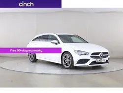 White Used 2022 Mercedes CLA200 AMG line Estate | £19,949 (Fair price)