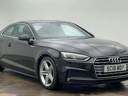 Black Used 2018 Audi A5 S-Line Coupe | £14,800 (Fair price)