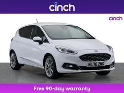 White Used 2020 Ford Fiesta Vignale Hatchback | £12,349 (Fair price)