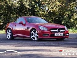 Red Used 2015 Mercedes SLK250 AMG Cabriolet | £10,399 (Fair price)