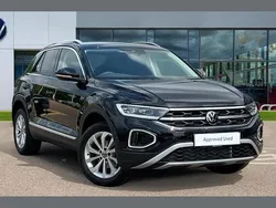 Deep black pearlescent New 2025 VW T-Roc Style SUV | £27,911 (A bit pricey)