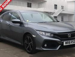 Grey Used 2018 Honda Civic SR Hatchback | £12,400 (Good price)