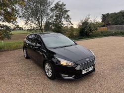 Black Used 2018 Ford Focus Titanium Hatchback | £6,291 (Good price)
