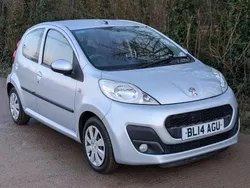 Silver Used 2014 Peugeot 107 Active Hatchback | £2,395 (Good price)