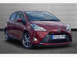 Red Used 2020 Toyota Yaris Hatchback | £10,750 (Fair price)
