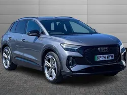 Grey Used 2024 Audi Q4 e-tron Black Edition SUV | £38,095 (Fair price)