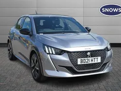 Grey Used 2021 Peugeot e-208 GT Hatchback | £12,014 (A bit pricey)