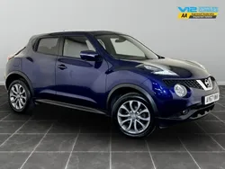 Blue Used 2018 Nissan Juke Tekna SUV | £9,195 (Fair price)