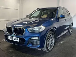 Blue Used 2019 BMW X3 M Sport SUV | £18,150 (Fair price)