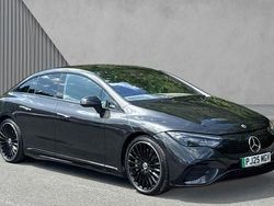 Metallic paintwork graphite grey Used 2025 Mercedes EQE350 AMG line Sedan | £49,980 (Good price)