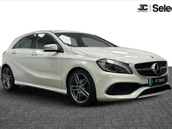 White Used 2017 Mercedes A200 AMG Line Premium Hatchback | £13,800 (Fair price)