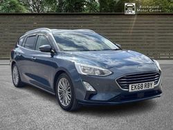 Blue Used 2018 Ford Focus Titanium X Estate | £10,750 (Fair price)